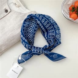 56cm Print Geometric Pattern Headscarf Scarf Square Scarves Kerchief Neckerchief Bandanas Neck Wraps Hair Ribbon Band Headband