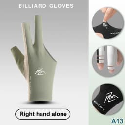 Billiard Gloves With Fingerless Breathable Pool Gloves Three-Finger Gloves