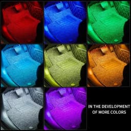 Universal Car RGB Ambient Lights LED Strip Interior Atmosphere Lamps 8 Colors Decorative Off Road 4x4 SUV Automobile Accessories