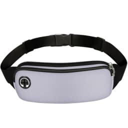 Running Waist Bag for Phone Lightweight Waterproof Adjustable Cycling Belt Pouch Reflective Strip Invisible Sports Fanny Pack
