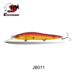 ESFISHING Jerkbait Minnow Lure 11cm 14g Dive 0-2.2m Floating Leurre Souple Hard Bait Peche Fishing for Perch Pike Bass