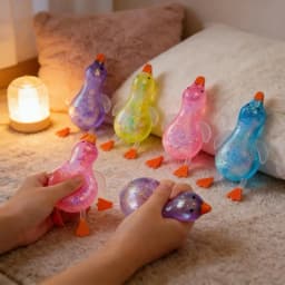 Roasted Duck Maltose Stress Relief Toy blind box Cute Colorful Bun Toy Slow Rising Fidget Toy for Adults Anti-Anxiety Gifts
