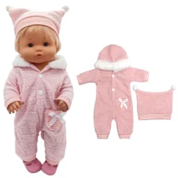 Nenuco Baby Doll Clothes Sweater Hat Scarf Ropa Y Su Hermanita 40cm Baby Doll Outwear Winter Warm Set