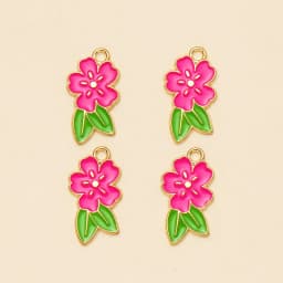 10Pcs 4 Colors New Enamel Maple Leaf Charm 19*24mm Pendant For DIY Necklace Earrings Keychain Jewelry Findings Making Wholesale