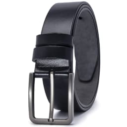 2025 Men Belts Pin Buckle Metal Automatic Buckle Belt Genuine Leather Male Belt Strap Male Black Coffee Brown WaistBelts for Men