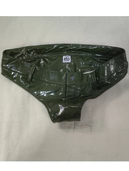 S-3XL Double Sided PU Leather Shorts Wet Look PVC Short Hot Pants Low Waist Sexy Micro Mini Bermudas Trunks Clubwear Streetwear