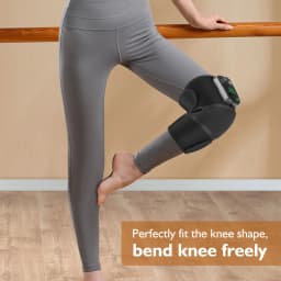 Eletric Knee Heating Massager 3 in 1 Elbow Shoulder Knee Pad Thermal Vibration Leg Support Belt Muscle Relax 3-Speed Heated