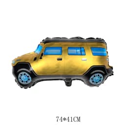 1Pc Cartoon Car Balloons train Fire Truck Tank Engineering Car Tractor Aluminum film balloon Birthday Party Baby Shower Toy