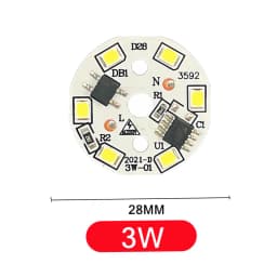 10pcs/lot LED Chip for Lamp Bulb 3W 5W 7W 9W 12W 15W SMD 2835 Round Light Beads AC 220V Bulb Chip Lighting Spotlight