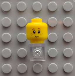 Kury Toys DIY MOC For 3626 3# 1pcs printed parts Single side Building block parts for brick toys