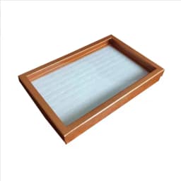 100-position Ring Box Sponge Suede Ring Display Cardboard Jewelry Storage Box Display Ring Cufflinks Jewelry Tray