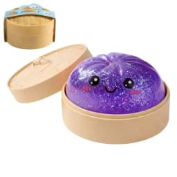 Ocean Series Shark Shiny Dumplings Soft Slow Elastic Pressure Ball Sensory Squeeze Toys Realistic Mantou Squid Decompression
