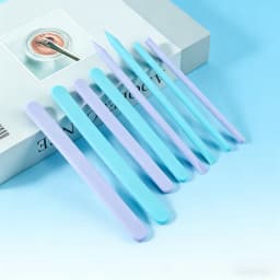 Reusable Silicone Stirring Sticks Set - Non-Stick Bubble Remover Tools, Scraper for Epoxy Resin DIY, Christmas Craft Supplies