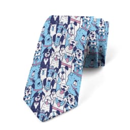 New 8CM Cartoon Bear Print Tie Men Slim Casual Party Formal Dating Personality Necktie Fashion Trend Elegant Collocation Gravata