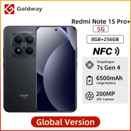 Xiaomi Redmi Note 15 Pro Plus 5G Global Version Cellphone Snapdragon 7s Gen 4 200MP Main Camera 6500mAh Battery 6.83" 120Hz NFC