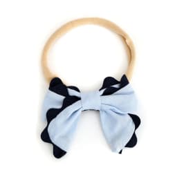 kntted Hairband with flower Bow for Children  Fashion lace Baby Clip Fresh Hairband Headband Stylish  Universal hair accessories