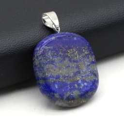 Natural Semi-precious Stone Pendant Irregular Cherry Blossom Agate for DIY Jewelry Making Necklace Size15x20-18x25