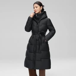 Women Winter Mid-Length Cotton Padded Jacket With 2025 New Women Warm Thicken Cotton Coat Korean Loose Hooded Parkas Outwear