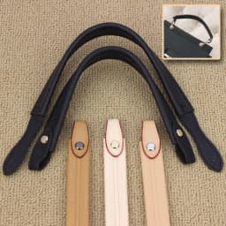2Pcs/Lot Bag Handle Strap Short Bag Handles 22cm 35cm PU Leather Shoulder Bag Strap Handbag Replacement Belt Bag Accessories