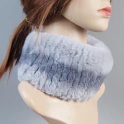 Real Rex Rabbit Fur Hat And Scarf Set Women Winter Knitted Beanie Hat Natural Fur Skullies Beanies Woman Hat Female Cap Elastic