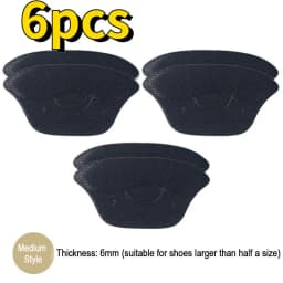 4/6pc High Heel Pads Shoes Women Inserts Heels Stickers Heel Protector Pad Shoe Adjust Size Heel Liners Cushion Insert Accesorie