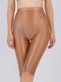 Sexy Women Thin Sheer See Through High Waist Shorts Pants Candy Color Elastic Shaper Hot Short Soft Casual Yoga Short Pant