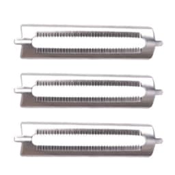3x 512 Replacement Stainless Steel Single-Sided Flat Blade Multifunctional Potato Fruit Vegetable Peelers Cutter Peeling Blade