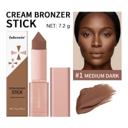 Cream Bronzer Stick and Contour Stick 2-in-1 bronzing and contouring instant depth & dimension to the face flawlessly over base