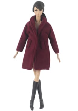 Handmade BABI CLOTHES Woolen Coat Outfit for 11.5 Inch 30cm Doll BJD Clothes Many Style Gifts for Doll Accessories #02