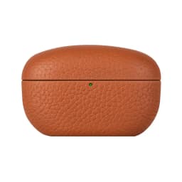 Genuine Leather Case For SONY WF-1000XM5 Luxury Cow Leather Handmade WF 1000XM5 Cover Grain Pattern Bluetooths Earphone Cases