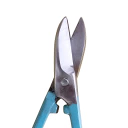 British Blue & Black Handle Jewelry Shears - Flat Stainless Steel Cutting Pliers for Gold & Silver Crafting (Sizes 7# & 8#)
