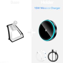 For BMW 5 Series G30 2017 2018 2019 2020-2023 Car Phone Holder Wireless Charger Phone Auto-Clamping Strong Magnetic Holder Base