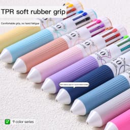 LANGUO Multicolor Pens 28/60/120 Colors 10-in-1 Colored Ballpoint Pen 0.8mm Fine Point Smooth Writing Retractable Ballpoint Pens