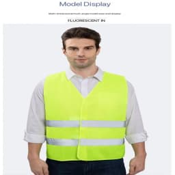 High Quality Vehicle Traffic and Environmental Sanitation Reflective Clothing, Vehicle Inspection, Yellow Safety Vest, Construct