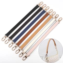 Genuine Leather Bag Strap With Silver Gold Hardware Shoulder Strap Handbag Strap For Obag Handle High Quality Bag Accessories