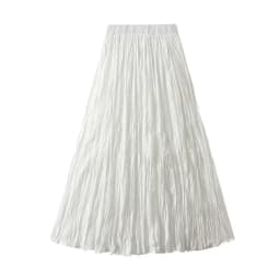 Light Luxury Irregular Slimming Pleated A-line Skirt for Women High Waist Solid Color Loose Fashion Skirts Casual Spring New