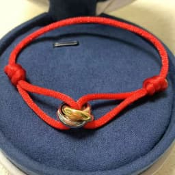 925 Silver Three Ring Tricolor Cross Couple Bracelet. A Holiday Gift with Adjustable Colors and Sizes. Never Fade. Non Allergic