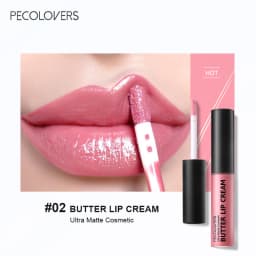 1PC Waterproof Liquid Lipstick 21 Color Vitamin E Makeup Sets Lip Glosses Lip Plumpers