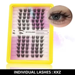 DINGSEN DIY Lash Clusters Thick Segmented Eyelash Extension 60D 80D 100D MIX Lashes Extension Cluster Lashes Individual Lashes