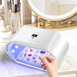 Practical UV Resin Light 96W Duals Sided Quick Cures Lamp with Timer Professional Light Jewelry Making Supplies
