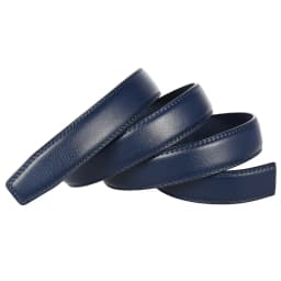 3.0cm Men's Belt without Buckle High Quality Cowskin Genuine Leather Belt no Buckle Automatic Leather Replacement Belt for Mens