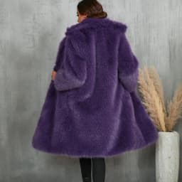 Fur & Faux Fur Coat Lapel Imitation Of Fox Fur Coat 2025 New Winter Women Fur Coat Fashion Temperament Warm Women Fur Coat H217