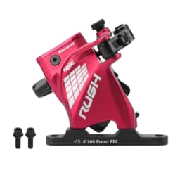TANKE Line Pulling Oil Pressure Calipers Hydraulic Disc Brake Road Bike Brake Set RUSH Front Rear 160MM Scooter Bicycle Parts