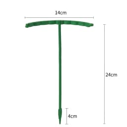 Plastic Plant Support Pile Stand Plant Support Pile for Flowers Greenhouses Arrangement Fixing Rod Holder Garden Tools