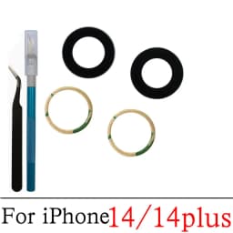 Back Camera Glass For iPhone 11 12 13 14 15 Plus MIni Pro Max Rear Camera Lens With Adhesive And Remove Tools Replacement