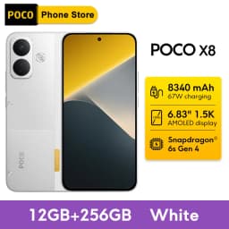 【World Premiere】Global Version POCO X8 5G Smartphone NFC 8340mAh battery 67W HyperCharge 50MP Camera Snapdragon 6s Gen 4