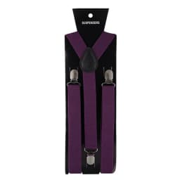 Solid Color Elastic Leather Suspenders Clip-on Buckle Men Straps Adjustable Elastic Y-Back Braces For Wedding Suit Accessories