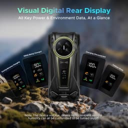 DOOGEE V Max 2 Rugged Phone 22000mAh Dimensity 8300 48GB(16GB+32GB) 512GB 6.78'' Screen Dual Camping Light Android16 Smartphone