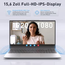 Notebook Pc, 15.6" Fhd Ips Laptop, Amd Ryzen 3 3250C, Max. 3.5Ghz 16Gb Ram 512Gb Nvme M.2 Ssd, Windows 11 Pro, Wi-Fi 6, Bluetooth 5.3, 2X Type-C, HDMI - Computer for Work & Study