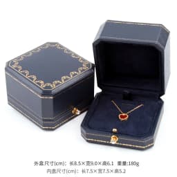 Golden Lace Octagonal Snap Button Jewelry Box Jewelry Storage Box Ring Box Bracelet Box Jewelry Packaging Box